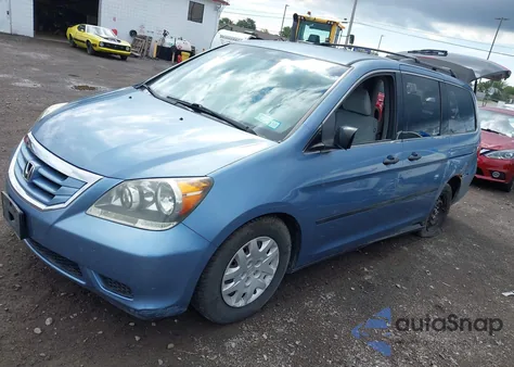 2010 Honda Odyssey Lx z USA, uszkodzony, nr VIN 5FNRL3H20AB089156